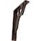 Ekena Millwork Damon Wrought Iron Bracket, (Single center brace), Antiqued Copper 1 1/2"W x 5 1/2"D x 8"H BKTM01X05X08SDAACO - alternate 1